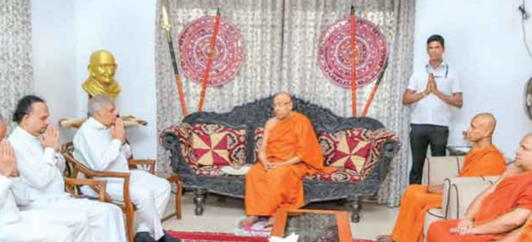 President Wickremesinghe Visits Balangoda Sri Dharmananda Vidyayathana Pirivena, Announces New Initiatives for Buddhist Education