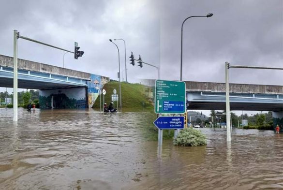 Southern Expressway’s Welipenna Interchange reopens after flood closure