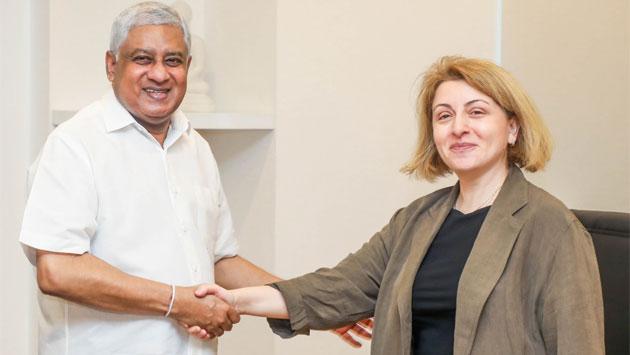 Former Georgian Minister discusses anti-corruption strategies with SL Public Security Minister