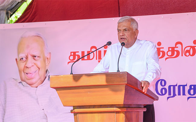 President pays tribute to late R. Sampanthan, advocates unity for all Sri Lankans