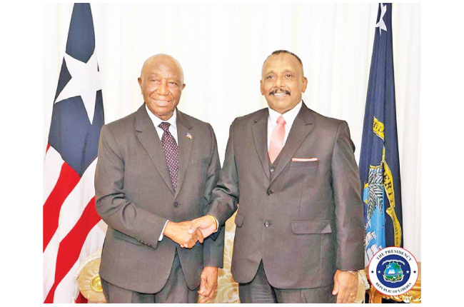 SL Ambassador engages in historic meeting with Liberian President