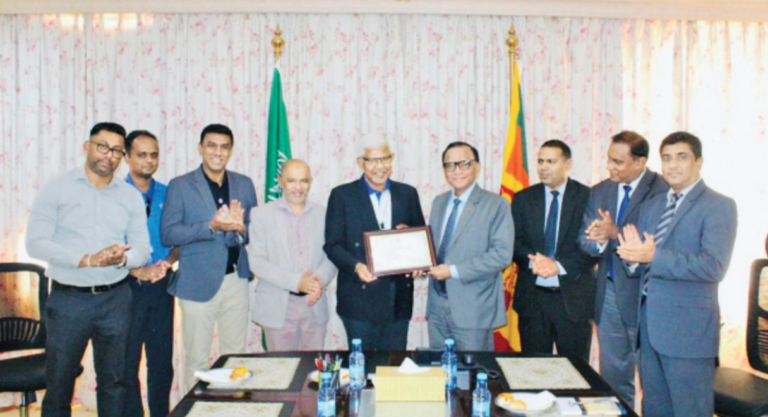 Sri Lankan Ambassador in Saudi Arabia Recognizes Long-Serving Migrant Workers