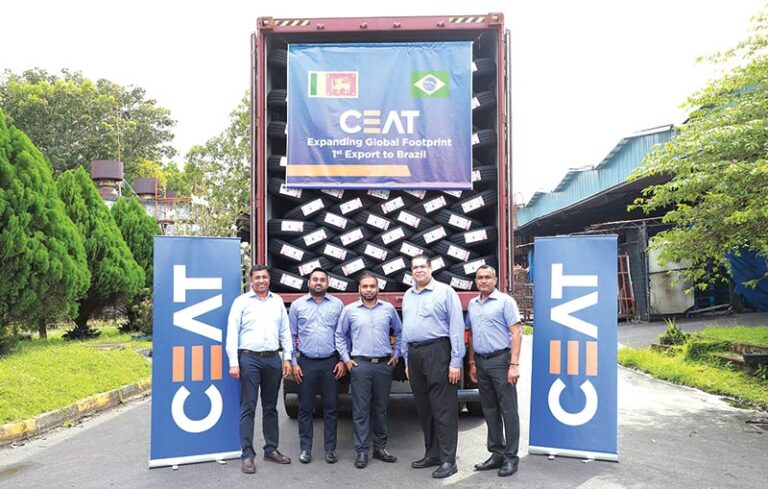 Sri Lanka CEAT tyres roll into Brazil, expanding brand’s export footprint