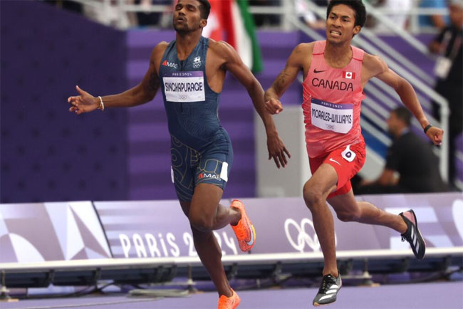 SL sprinter Aruna Darshana advances to 400m semifinals at Paris Olympics