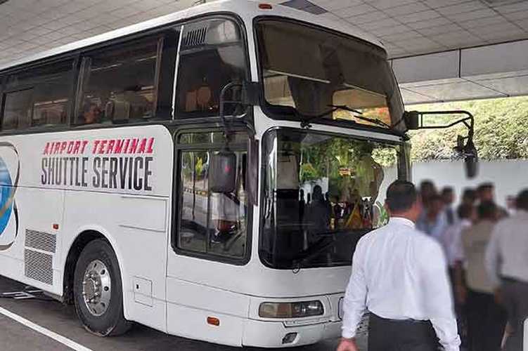 Newly launched airport luxury shuttle service temporarily suspended amid protests
