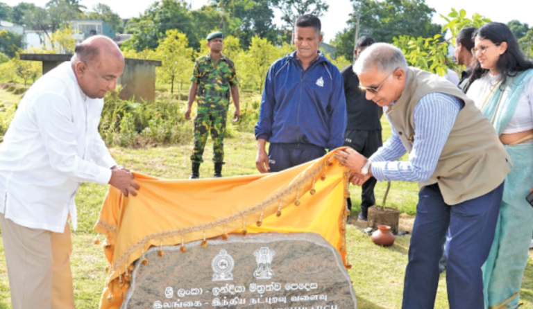 ‘Sri Lanka–India Friendship Arch’ Inaugurated to Celebrate Bilateral Ties and Environmental Collaboration