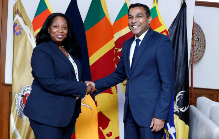 US Acting Assistant Secretary meets State Minister Tennakoon