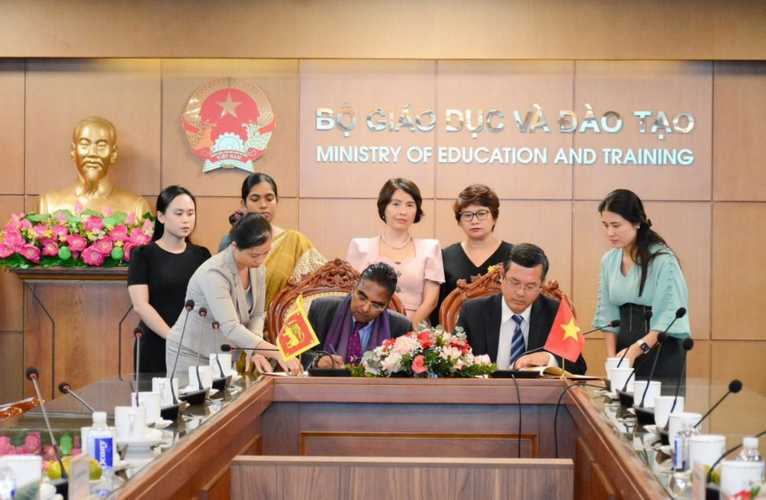 Sri Lanka and Vietnam Sign Education Cooperation Agreement for 2024-2026