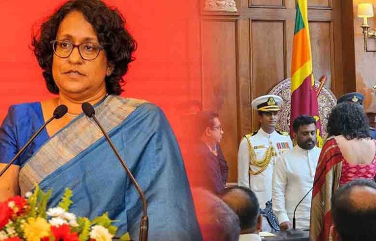 Dr. Harini Amarasuriya appointed as SL’s third woman Prime Minister