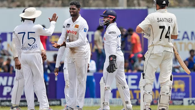 Sri Lanka rises to third in WTC standings after crushing series win over New Zealand
