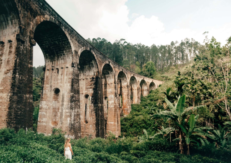 Nine Arch Bridge Railway Track Transforms into Movie Set for Indo- Lanka Film Project