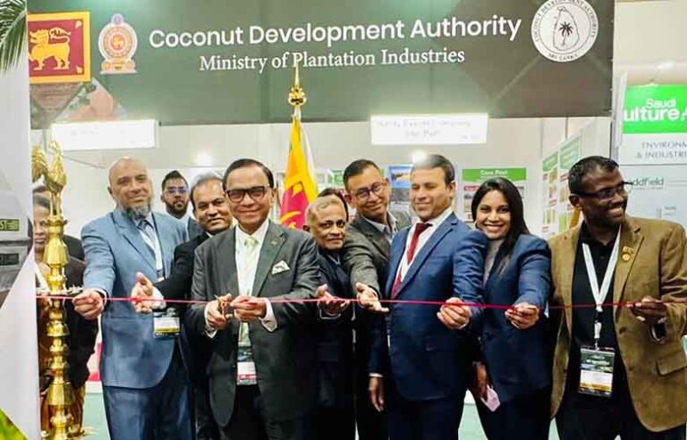 Sri Lanka Showcases Coconut-Based Products at Saudi Agriculture Expo, Strengthening Trade Ties