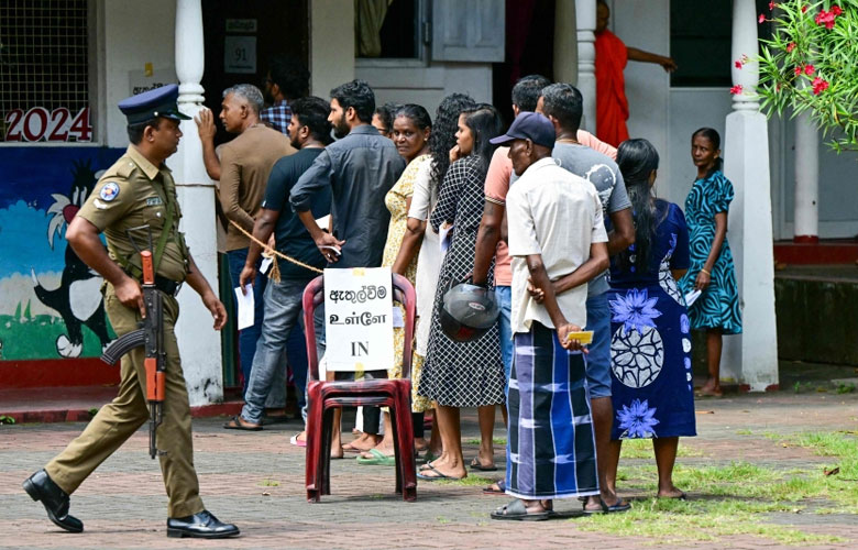 2024 General Election Voter turnout as at 2 p.m. LNW Lanka News Web