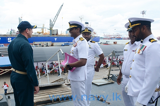 US Navy’s USS Michael Murphy visits SL for replenishment stop