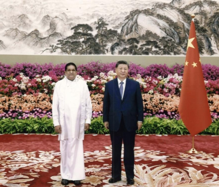 Ambassador Majintha Jayesinghe Presents Credentials to Chinese President Xi Jinping