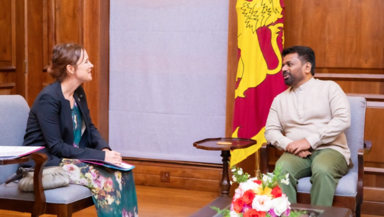 President Dissanayake Discusses Humanitarian Cooperation with ICRC Head