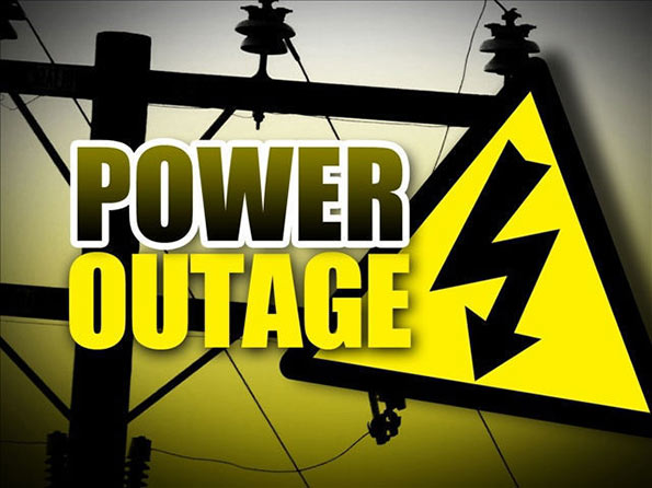 Update: One-hour power outage scheduled for this evening