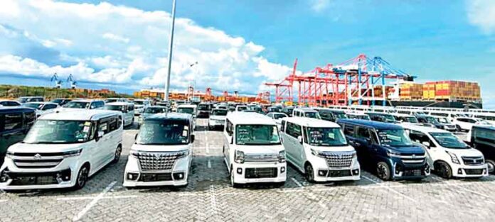 First set of 196 vehicles for local market arrives at Hambantota Port from Japan
