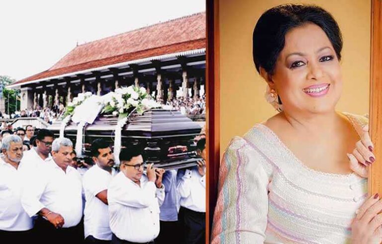Govt clarifies nature of state support for Malini Fonseka’s funeral amid public questions