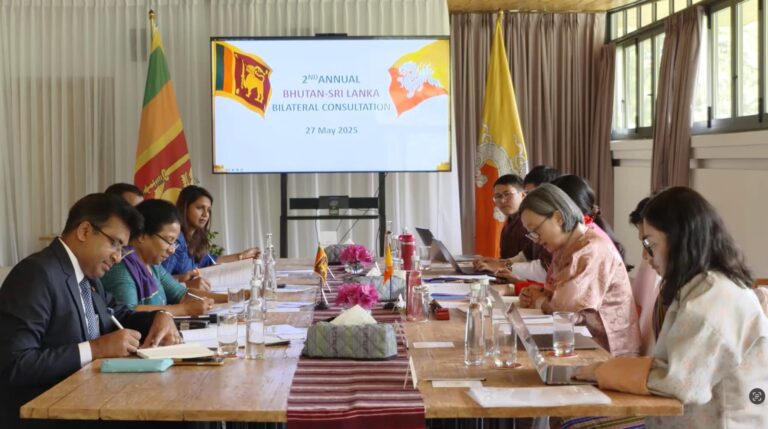 Strengthening Ties: Sri Lanka and Bhutan Deepen Bilateral Relations in 2025.