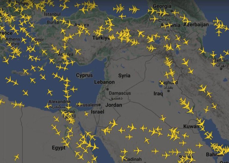 Airlines reroute flights as Middle East tensions disrupt airspace