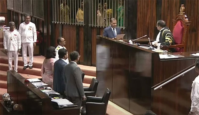 Abthul Wazeeth takes oath as SLMC’s newest National List MP