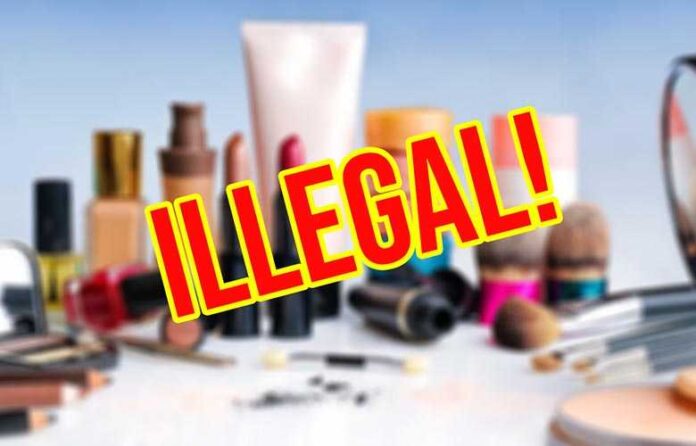 illegal cosmetics