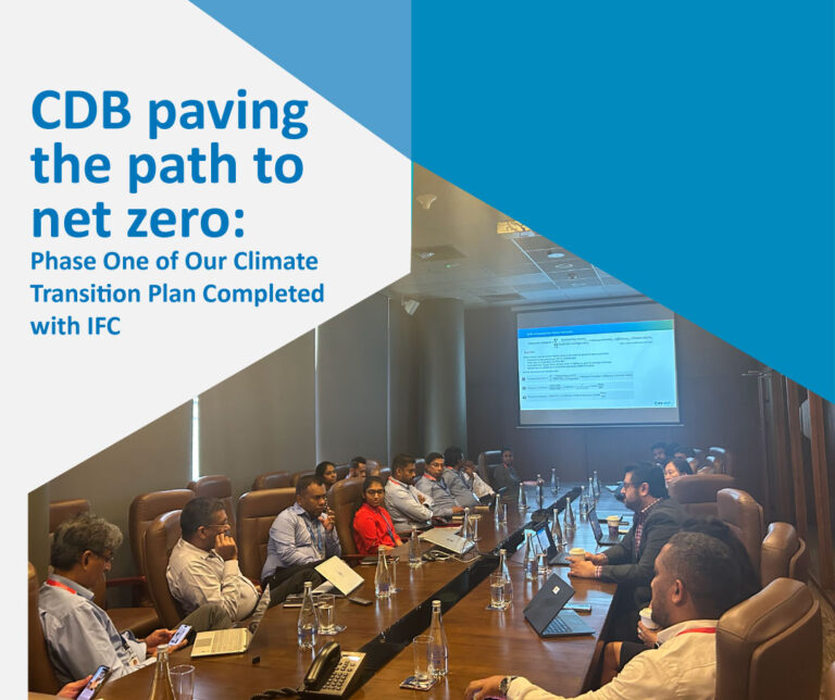 CDB Achieves Significant Milestone – Concludes Phase 1 of Climate Transition Plan