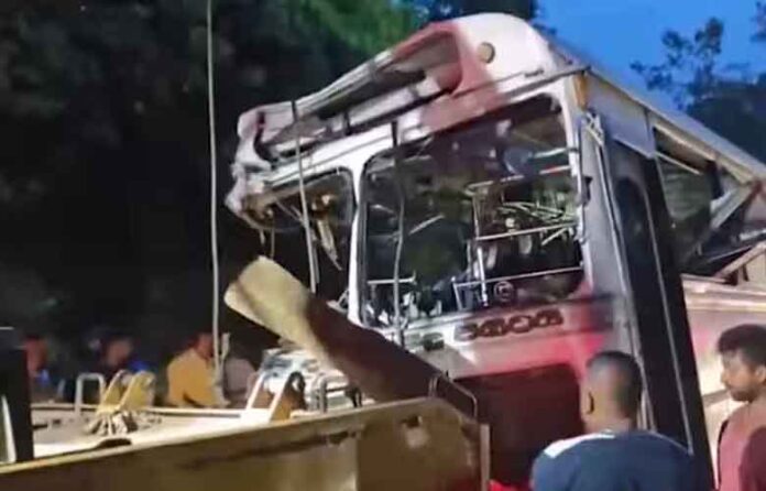 Dozens injured in pre-dawn collision on Colombo–Batticaloa route