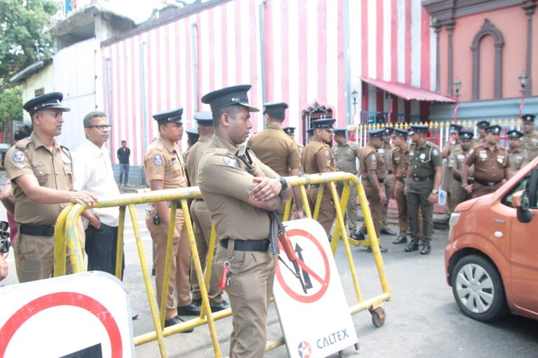 Heightened Security Near Colombo Court as Ex-President’s Case Draws Public Attention (PHOTOS)