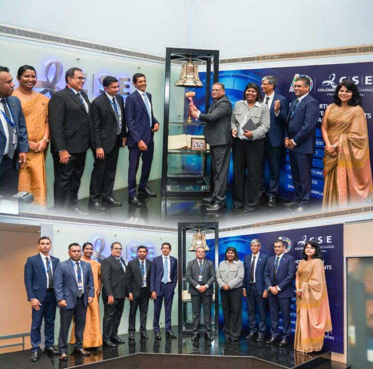CDB Rings Bell at Colombo Stock Exchange Marking 30th Anniversary