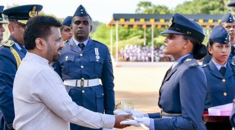 President Stresses Integrity in Public Service at Air Force Commissioning in Trincomalee President Stresses Integrity in Public Service at Air Force Commissioning in Trincomalee