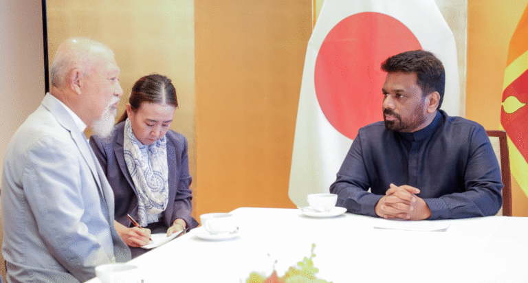President Dissanayake Meets Nippon Foundation Chairman in Tokyo