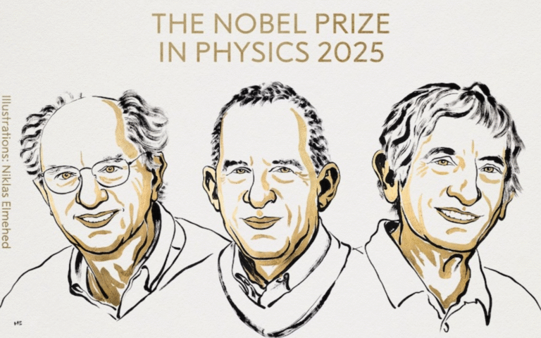 Three Scientists Share 2025 Nobel Prize in Physics for Quantum Tunnelling Breakthrough