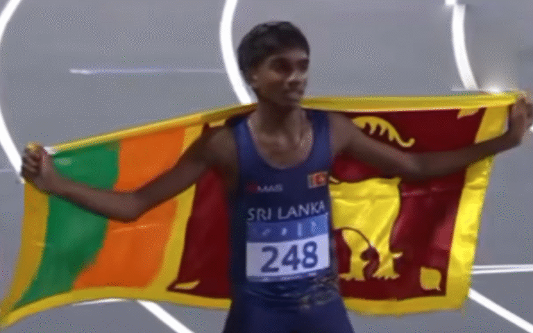Sri Lanka’s Lahiru Achintha Wins Gold at Asian Youth Games 2025