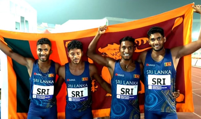 Sri Lanka Shines at South Asian Senior Athletics Championships with Multiple Relay and Track Medals