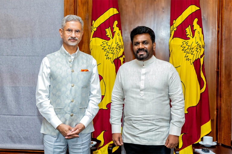 Indian Foreign Minister Holds High-Level Talks During Brief Sri Lanka Visit