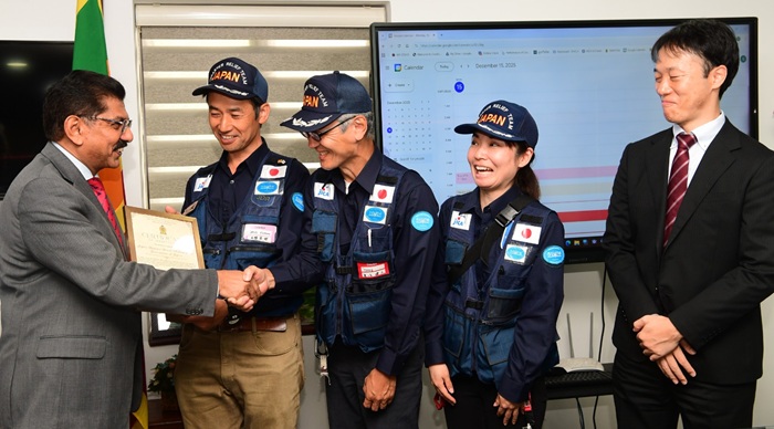 Japanese Disaster Relief Medical Team Concludes Flood Response Mission in Sri Lanka