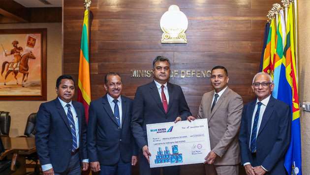 Private Aviation Firm Donates Essential Lubricants to Boost SLAF Relief Operations