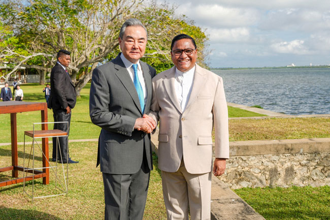 China and Sri Lanka Hold Brief High-Level Talks on Post-Cyclone Recovery