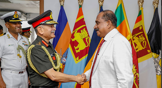 Indian Army Chief Holds High-Level Talks in Colombo on Defence and Disaster Cooperation