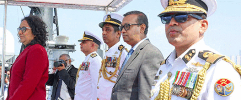 Sri Lanka Navy Acknowledges Foreign Warships’ Support in Disaster Relief During IFR 2025