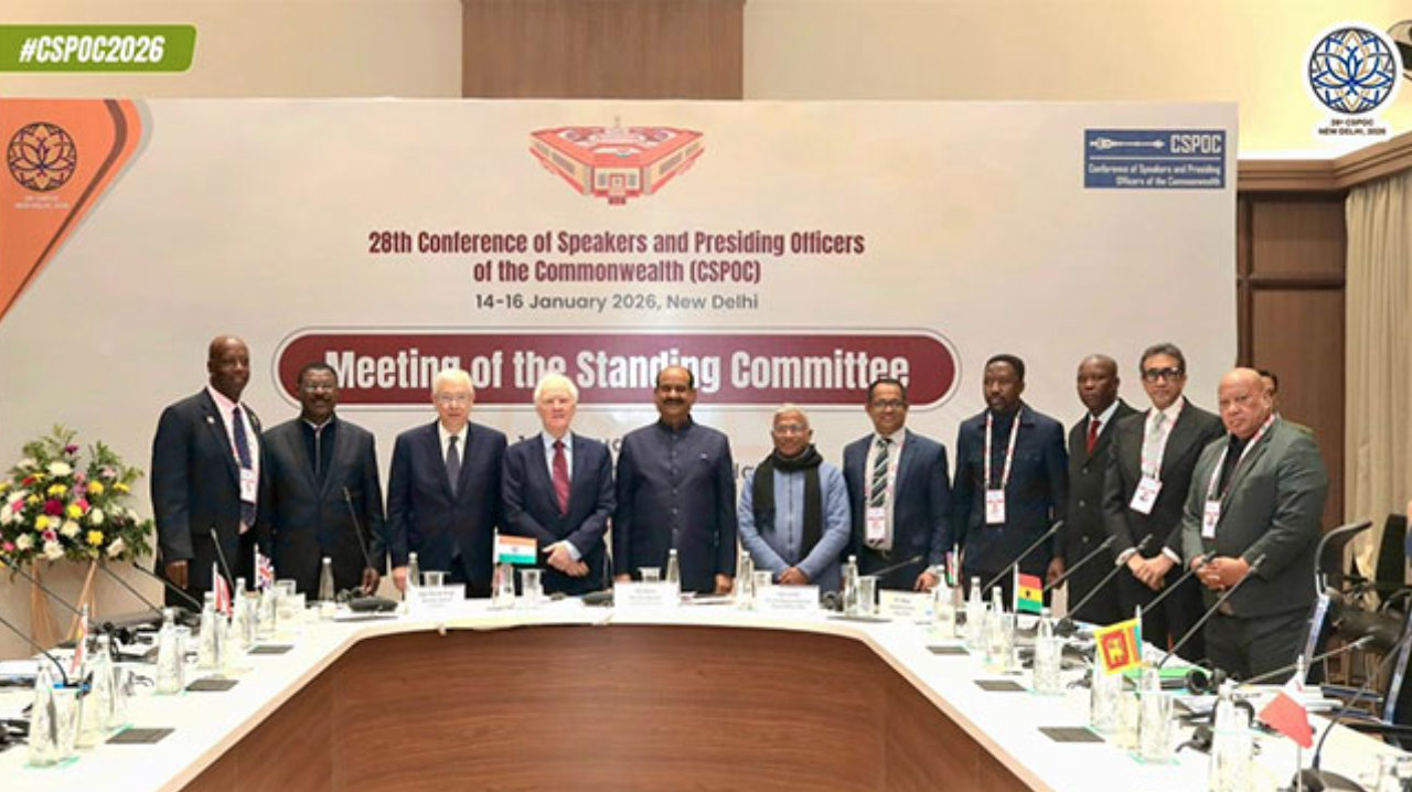 Sri Lankan Parliamentary Delegation Participates in 28th CSPOC in New Delhi