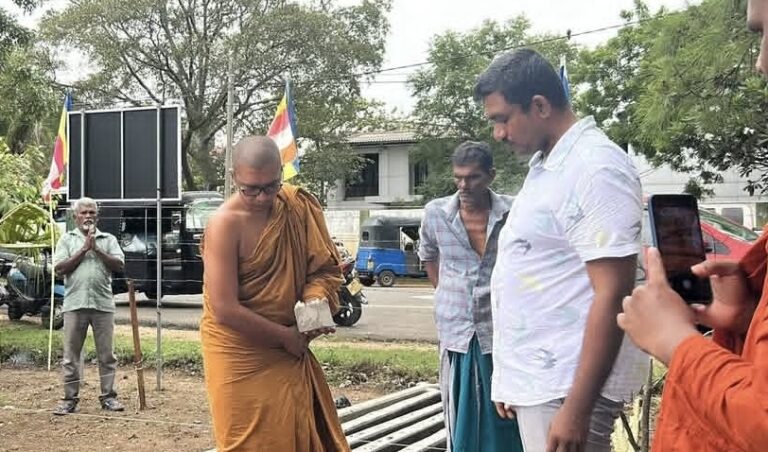 Balangoda Kassapa Thero Remanded Over Disputed Buddha Statue Erected in Trincomalee Coastal Area