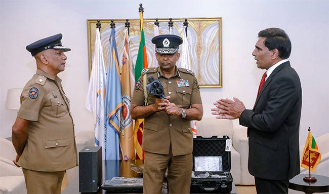 Police Receive Record Rs. 556 Million Technology