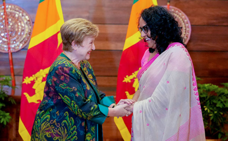 IMF Chief Praises Sri Lanka’s Rapid Economic Turnaround