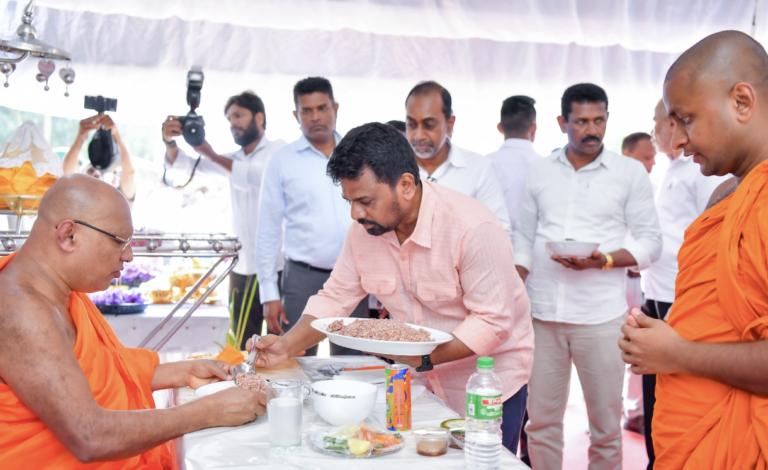Three-Month Memorial Almsgiving Held for Nelummala Landslide Victims