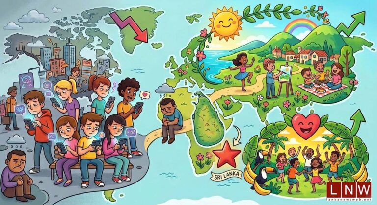 Global Well-being Index Reveals Deepening Discontent in Sri Lanka