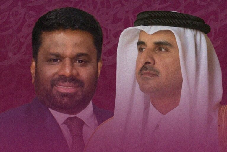 Sri Lanka, Qatar Leaders Urge Calm as Middle East Tensions Raise Global Concerns
