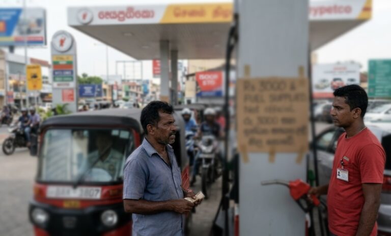 MP Alleges Illegal Charge for Fuel Without QR Code in Colombo